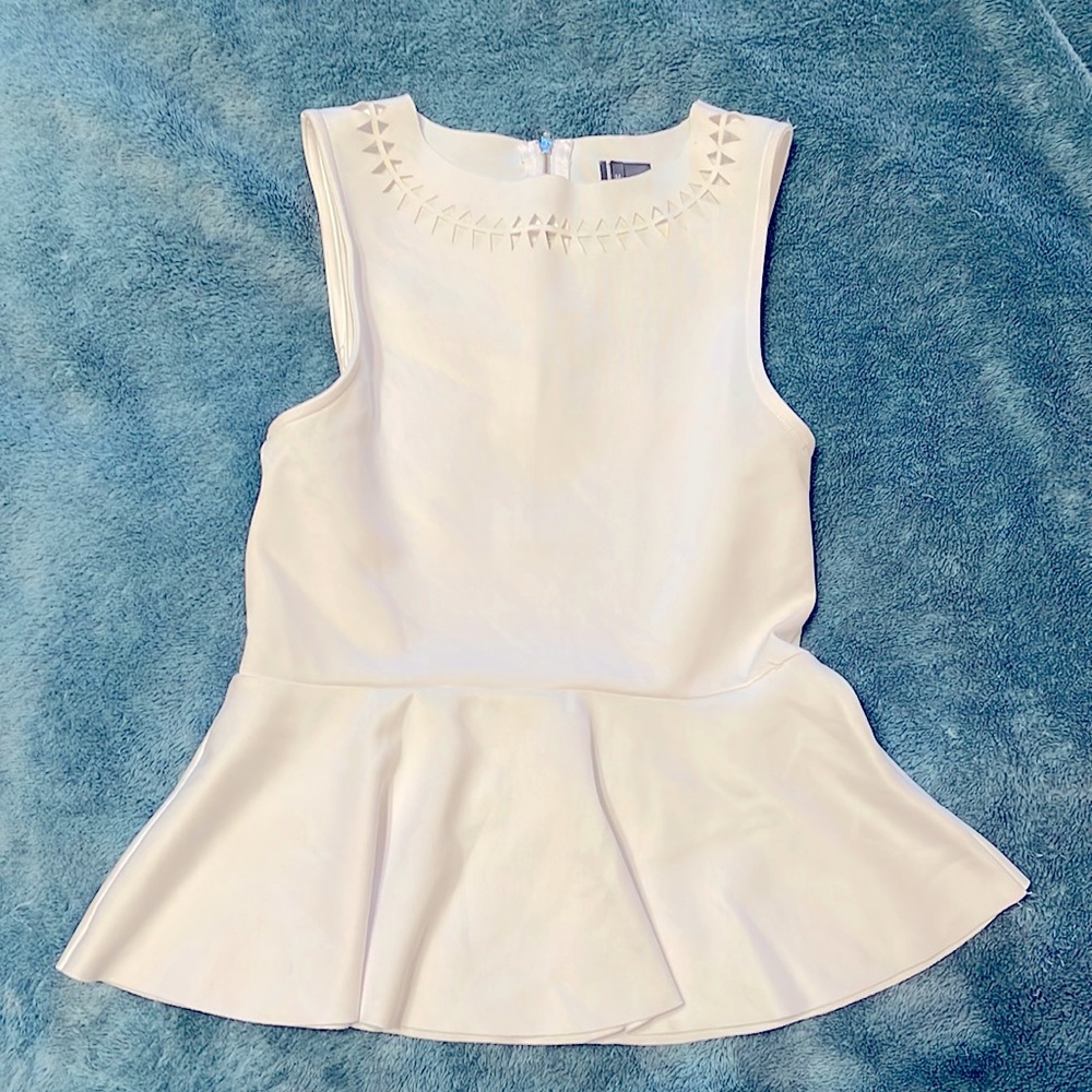 Woman’s white athletic skirt